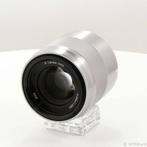 〔中古〕SONY(ソニー) E 50mm F1.8 OSS SEL50F18 Eレンズ／シルバー〔352-ud〕 | 