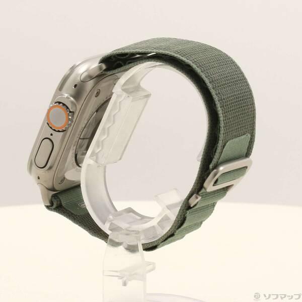 〔中古〕Apple(アップル) Apple Watch Ultra GPS + Cellular 49mm チタニウムケース グリーンアルパインループ〔269-ud〕 |  | 01