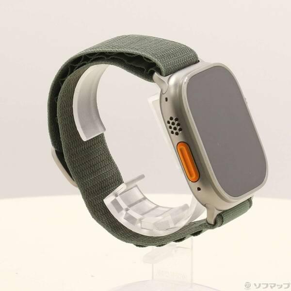 〔中古〕Apple(アップル) Apple Watch Ultra GPS + Cellular 49mm チタニウムケース グリーンアルパインループ〔269-ud〕 |  | 03