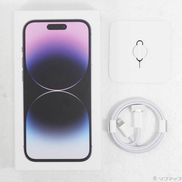 〔中古〕Apple(アップル) iPhone14 Pro 128GB ディープパープル MQ0F3J／A SIMフリー〔247-ud〕 |  | 04