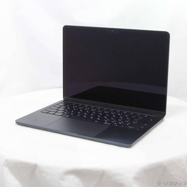〔中古〕Apple(アップル) MacBook Air 13.6-inch Late-2024 MC8Q4J／A Apple M3 8コアCPU_10コアGPU 24GB SSD1TB ミッドナイト 〔26.3 Tahoe〕〔258-ud〕 | 