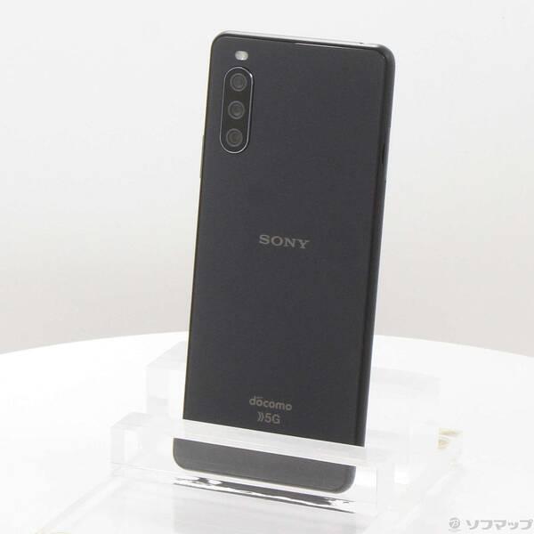 〔中古〕SONY(ソニー) Xperia 10 III 128GB ブラック SO-52B docomoロック解除SIMフリー〔198-ud〕 | 