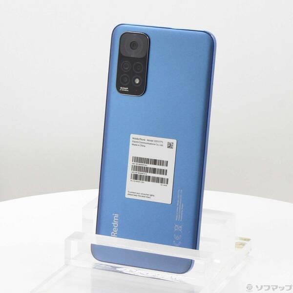 〔中古〕Xiaomi(シャオミ) Redmi Note 11 64GB トワイライトブルー 2201117TL SIMフリー〔377-ud〕 | 
