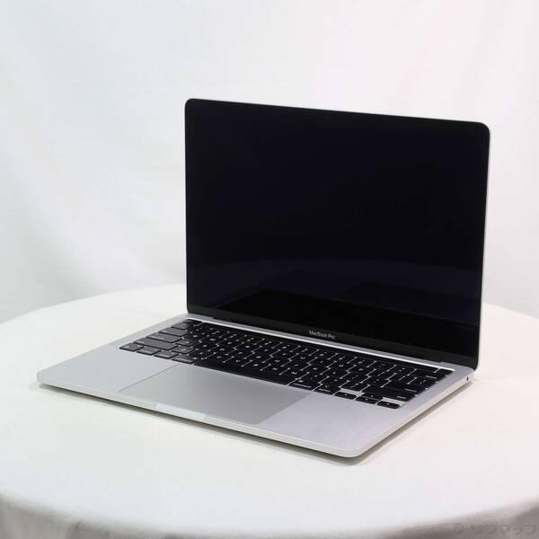 〔中古〕Apple(アップル) MacBook Pro 13.3-inch Late-2020 MYDA2J／A Apple M1 8コアCPU_8コアGPU 16GB SSD256GB シルバー 〔26.3 Tahoe〕〔305-ud〕 | 