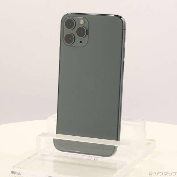 〔中古〕Apple(アップル) iPhone11 Pro 256GB ミッドナイトグリーン MWCC2J／A SIMフリー〔262-ud〕 | 