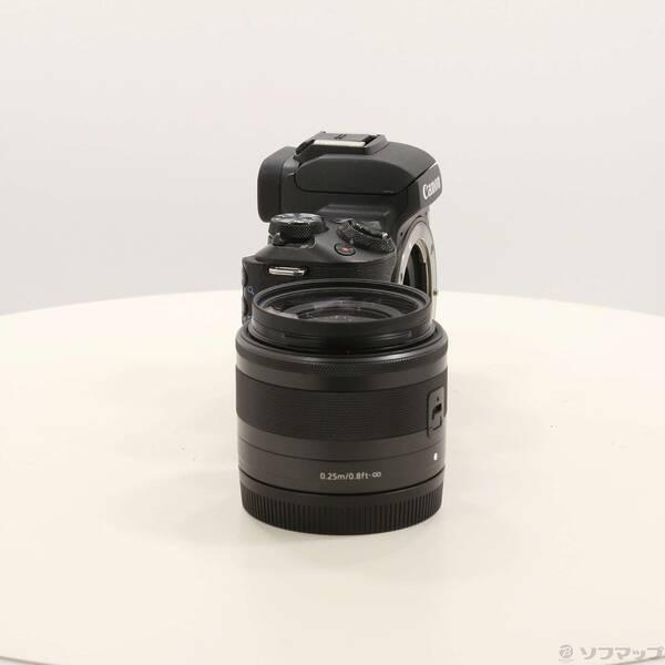 〔中古〕Canon(キヤノン) EOS Kiss M EF-M15-45 IS STM レンズキット ブラック〔348-ud〕 |  | 03