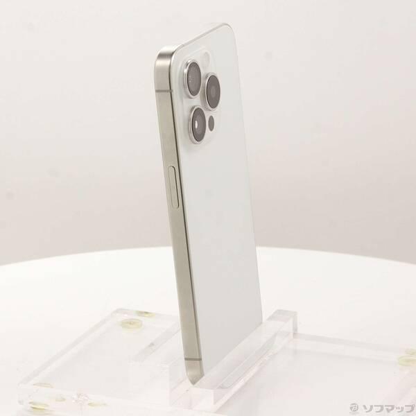 〔中古〕Apple(アップル) iPhone15 Pro 256GB ホワイトチタニウム MTUD3J／A SIMフリー〔262-ud〕 |  | 03