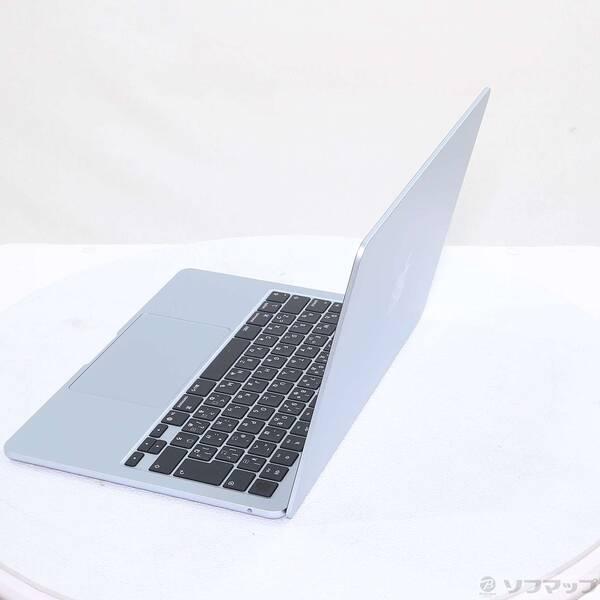 〔中古〕〔展示品〕 MacBook Air 13.6-inch Early-2025 MC6T4J／A Apple M4 10コアCPU_8コアGPU 16GB SSD256GB スカイブルー 〔26.3 Tahoe〕〔262-ud〕 |  | 01