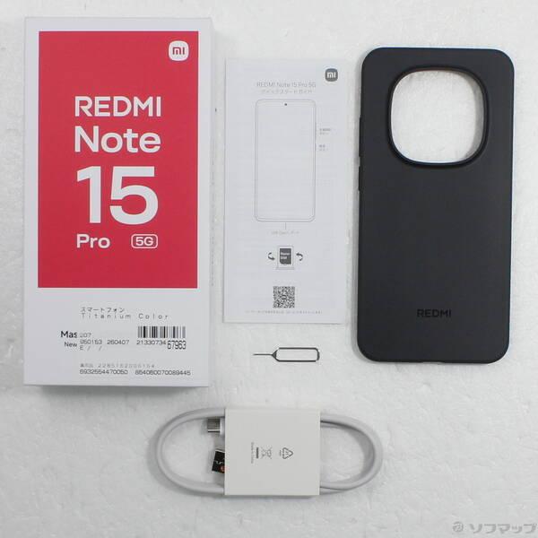 〔中古〕XIAOMI 〔展示品〕 REDMI Note 15 Pro 5G 256GB チタングレー MZB0LZ6JP SIMフリー〔262-ud〕 |  | 04