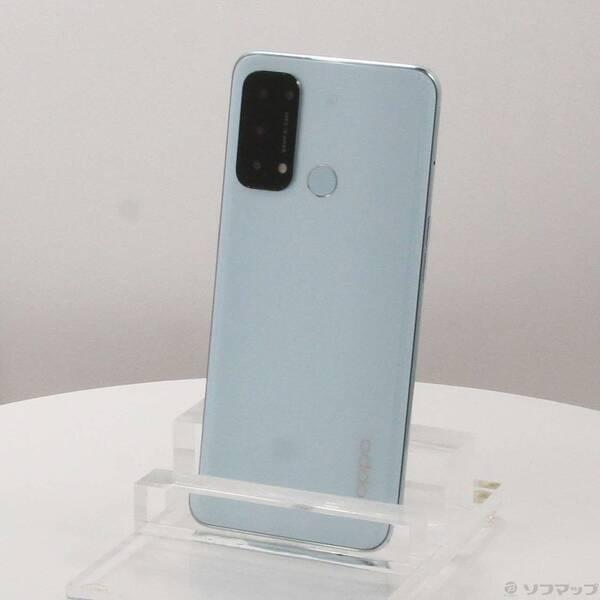 〔中古〕ワイモバイル Reno5 A 128GB アイスブルー A103OP Y!mobile SIMフリー〔377-ud〕 | 