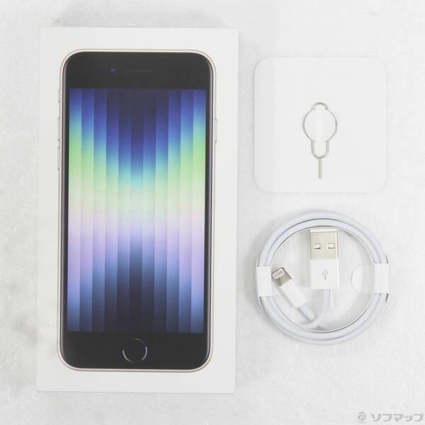 〔中古〕Apple(アップル) iPhone SE 第3世代 64GB スターライト MMYD3J／A SIMフリー〔305-ud〕 |  | 04