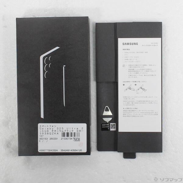 〔中古〕SAMSUNG(サムスン) Galaxy S25 Ultra 256GB チタニウムブラック SM-S938QZKASJP SIMフリー〔258-ud〕 |  | 04