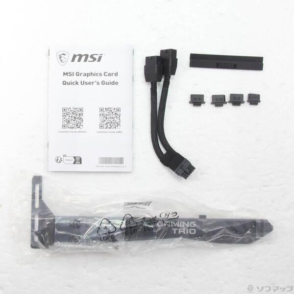 〔中古〕MSI(エムエスアイ) GeForce RTX 4070 GAMING X TRIO 12G〔262-ud〕 |  | 01