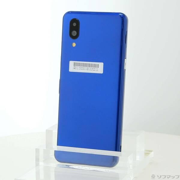 〔中古〕SHARP(シャープ) シンプルスマホ6 64GB インディゴブルー SHSHZ2 Softbank SIMフリー 〔ネットワーク利用制限▲〕〔258-ud〕 | 
