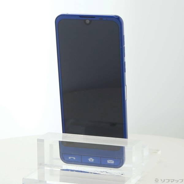 〔中古〕SHARP(シャープ) シンプルスマホ6 64GB インディゴブルー SHSHZ2 Softbank SIMフリー 〔ネットワーク利用制限▲〕〔258-ud〕 |  | 02