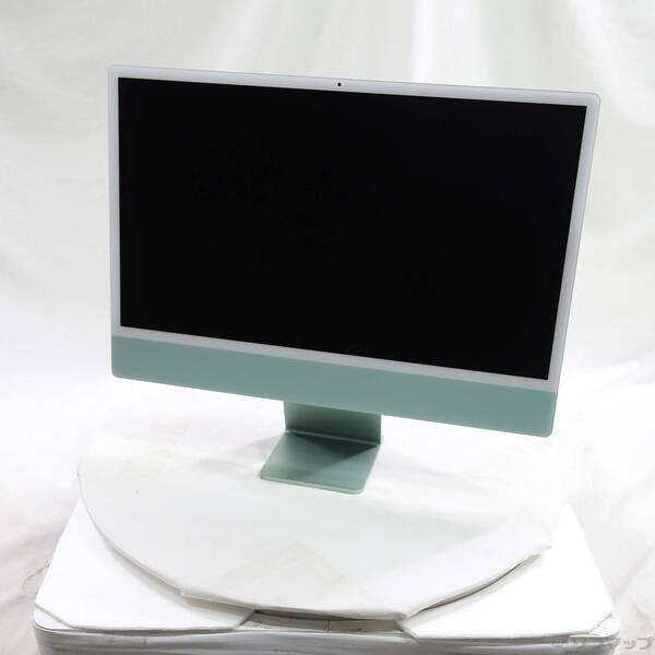 〔中古〕Apple(アップル) iMac 24-inch Late-2023 MQRP3J／A Apple M3 8コアCPU_10コアGPU 8GB SSD512GB グリーン 〔macOS v15.7.9〕〔258-ud〕 | 
