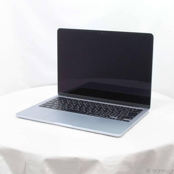 〔中古〕Apple(アップル) MacBook Air 13.6-inch Early-2025 MC6V4J／A Apple M4 10コアCPU_10コアGPU 24GB SSD512GB スカイブルー 〔26.3 Tahoe〕〔377-ud〕 | 
