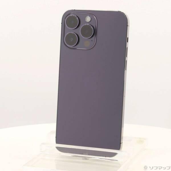 〔中古〕Apple(アップル) iPhone14 Pro Max 128GB ディープパープル MQ993J／A SIMフリー〔276-ud〕 | 