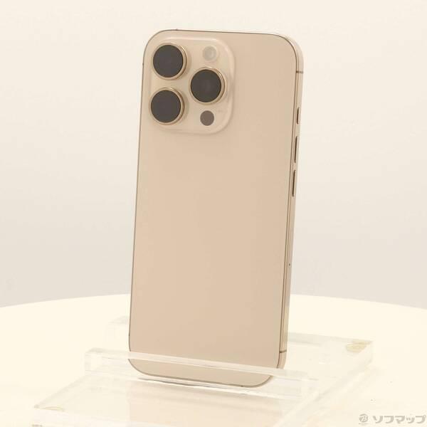 〔中古〕Apple(アップル) iPhone16 Pro 256GB デザートチタニウム MYN23J／A SIMフリー〔276-ud〕 | 