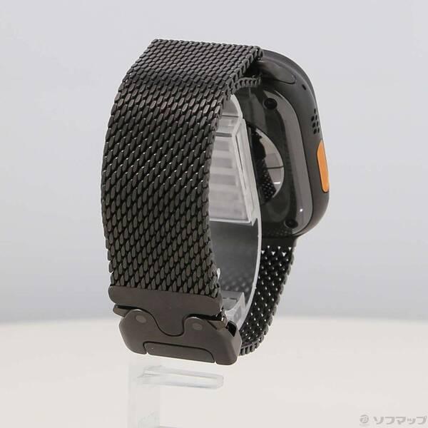 〔中古〕Apple(アップル) Apple Watch Ultra 3 GPS + Cellular 49mm ブラックチタニウムケース ブラックチタニウムミラネーゼループ〔297-ud〕 |  | 02