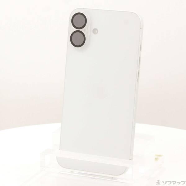 〔中古〕Apple(アップル) iPhone16 Plus 256GB ホワイト MXVH3J／A SIMフリー〔305-ud〕 | 