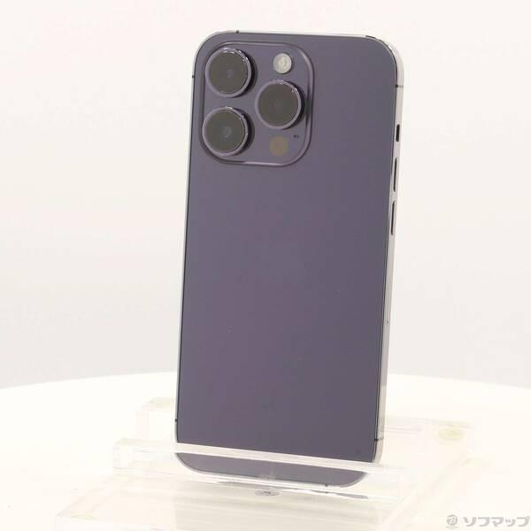 〔中古〕Apple(アップル) iPhone14 Pro 512GB ディープパープル MQ283J／A SIMフリー〔377-ud〕 | 