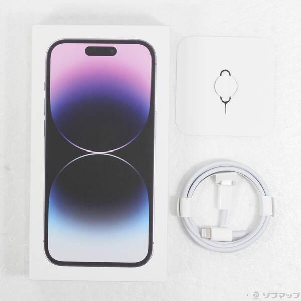 〔中古〕Apple(アップル) iPhone14 Pro 512GB ディープパープル MQ283J／A SIMフリー〔377-ud〕 |  | 04