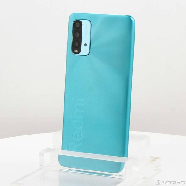 〔中古〕XIAOMI 〔展示品〕 Redmi 9T 128GB オーシャングリーン M2010J19SR SIMフリー〔297-ud〕 | 