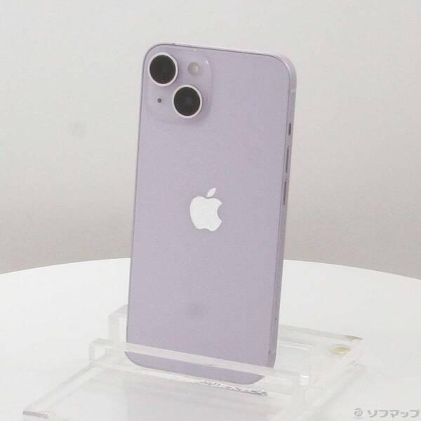 〔中古〕Apple(アップル) iPhone14 256GB パープル MPW93J／A SIMフリー〔262-ud〕 | 
