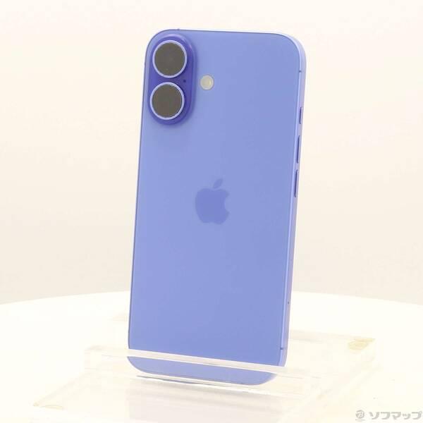 〔中古〕Apple(アップル) iPhone16 256GB ウルトラマリン MYE03J／A SIMフリー〔269-ud〕 | 