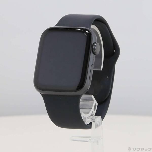 〔中古〕Apple(アップル) Apple Watch Series 6 GPS 44mm スペースグレイアルミニウムケース ブラックスポーツバンド〔251-ud〕 | 