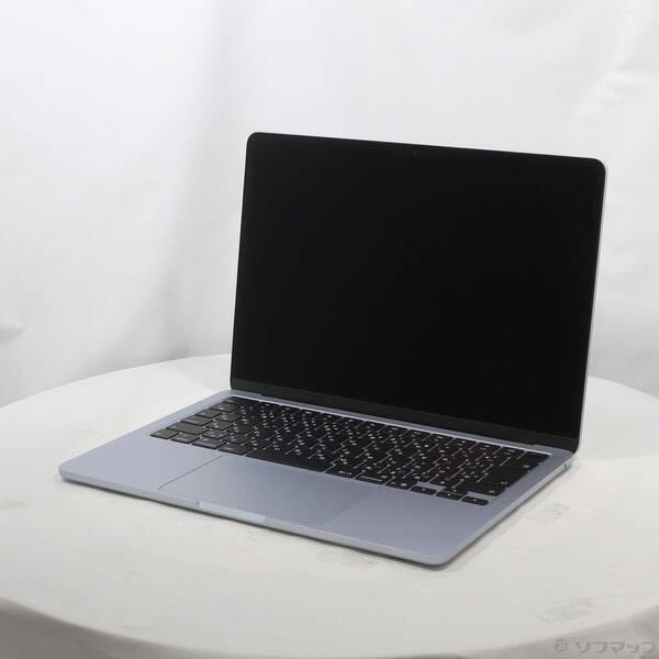 〔中古〕Apple(アップル) MacBook Air 13.6-inch Early-2026 MDHJ4J／A Apple M5 10コアCPU_10コアGPU 24GB SSD512GB スカイブルー 〔26.3 Tahoe〕〔258-ud〕 | 