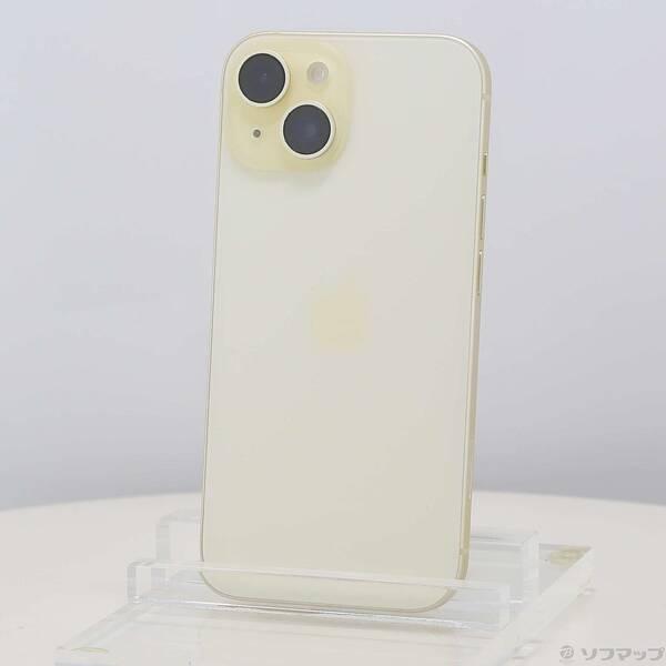 〔中古〕Apple(アップル) iPhone15 128GB イエロー MTMK3J／A SIMフリー〔198-ud〕 | 