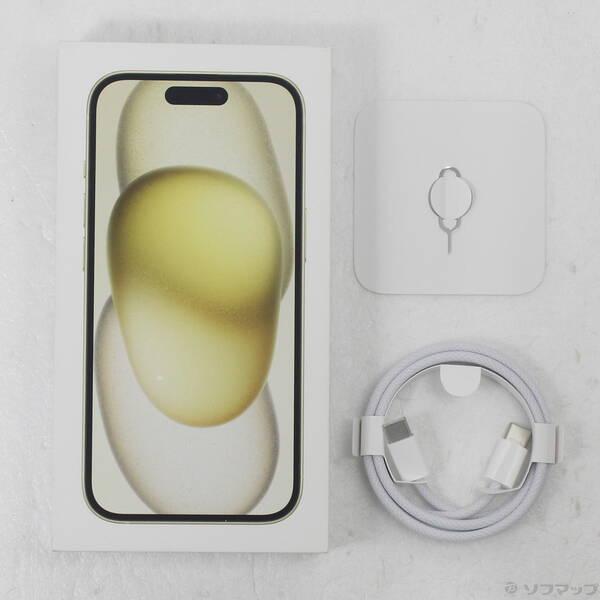 〔中古〕Apple(アップル) iPhone15 128GB イエロー MTMK3J／A SIMフリー〔198-ud〕 |  | 04