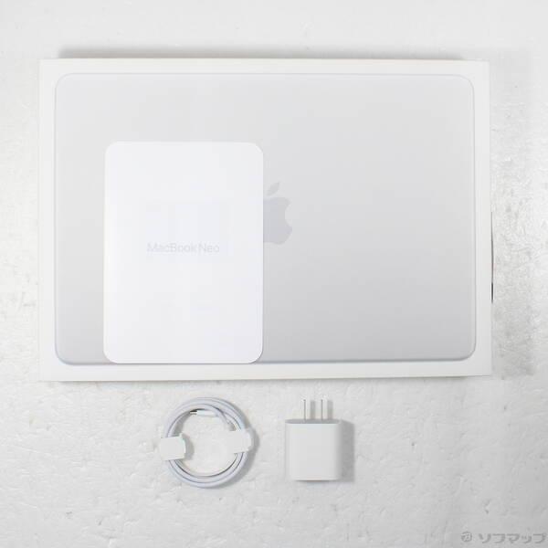 〔中古〕Apple(アップル) MacBook Neo 13-inch Early-2026 MHFA4J／A Apple A18 Pro 6コアCPU_5コアGPU 8GB SSD256GB シルバー 〔26.3 Tahoe〕〔258-ud〕 |  | 04