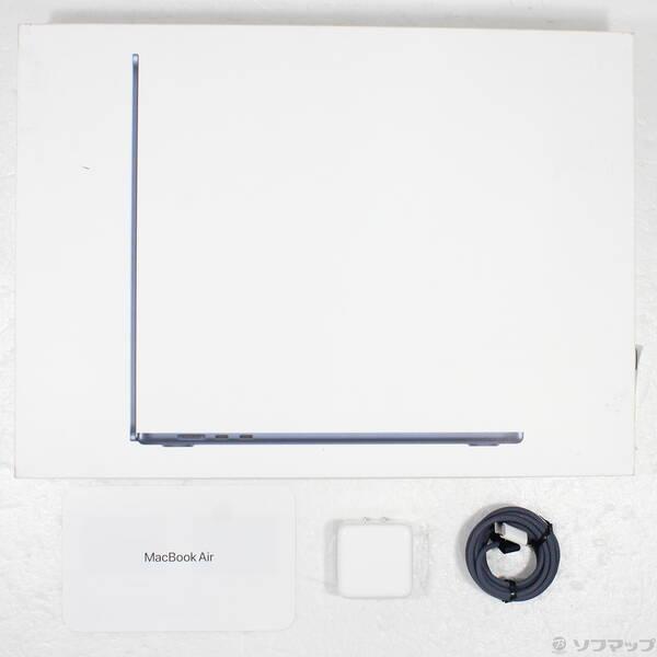〔中古〕〔展示品〕 MacBook Air 15.3-inch Early-2025 MW1L3J／A Apple M4 10コアCPU_10コアGPU 16GB SSD256GB ミッドナイト 〔26.3 Tahoe〕〔258-ud〕 |  | 04