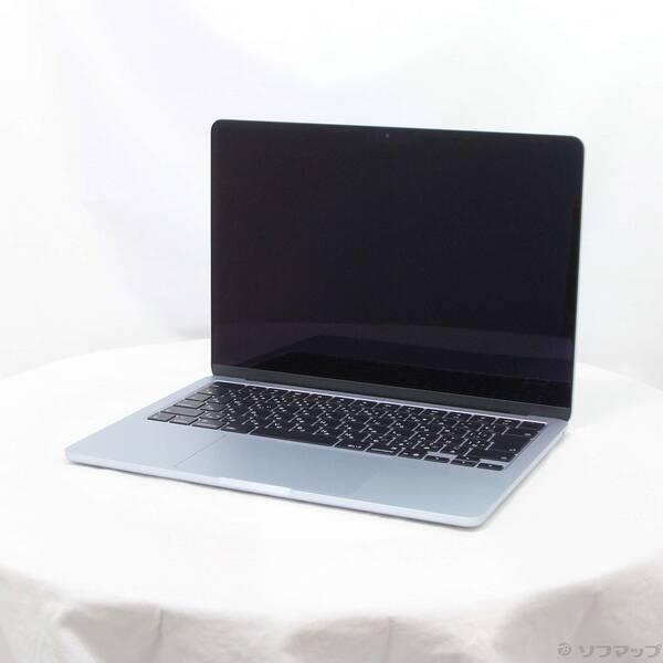〔中古〕〔展示品〕 MacBook Air 13.6-inch Early-2025 MC6T4J／A Apple M4 10コアCPU_8コアGPU 16GB SSD256GB スカイブルー 〔26.3 Tahoe〕〔258-ud〕 | 