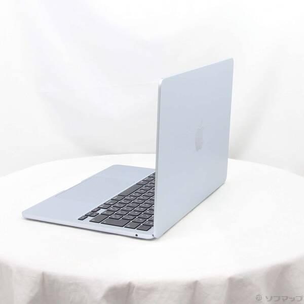 〔中古〕〔展示品〕 MacBook Air 13.6-inch Early-2025 MC6T4J／A Apple M4 10コアCPU_8コアGPU 16GB SSD256GB スカイブルー 〔26.3 Tahoe〕〔258-ud〕 |  | 01