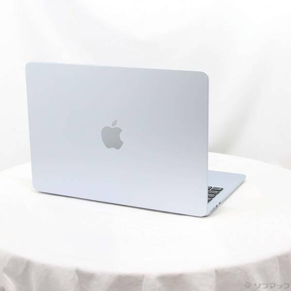 〔中古〕〔展示品〕 MacBook Air 13.6-inch Early-2025 MC6T4J／A Apple M4 10コアCPU_8コアGPU 16GB SSD256GB スカイブルー 〔26.3 Tahoe〕〔258-ud〕 |  | 02