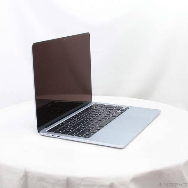 〔中古〕〔展示品〕 MacBook Air 13.6-inch Early-2025 MC6T4J／A Apple M4 10コアCPU_8コアGPU 16GB SSD256GB スカイブルー 〔26.3 Tahoe〕〔258-ud〕 |  | 03