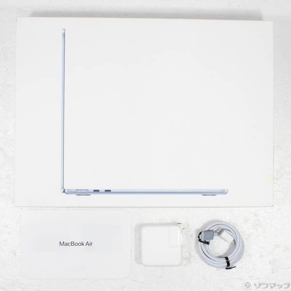 〔中古〕〔展示品〕 MacBook Air 13.6-inch Early-2025 MC6T4J／A Apple M4 10コアCPU_8コアGPU 16GB SSD256GB スカイブルー 〔26.3 Tahoe〕〔258-ud〕 |  | 04