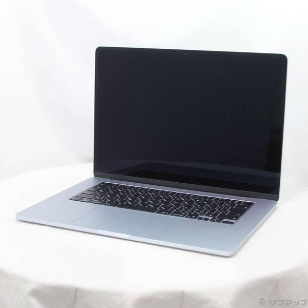 〔中古〕〔展示品〕 MacBook Air 15.3-inch Early-2025 MC7A4J／A Apple M4 10コアCPU_10コアGPU 16GB SSD256GB スカイブルー 〔26.3 Tahoe〕〔258-ud〕 | 