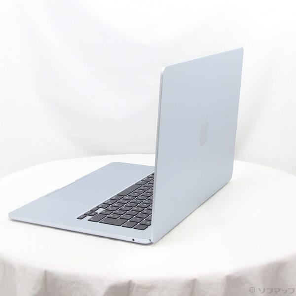 〔中古〕〔展示品〕 MacBook Air 15.3-inch Early-2025 MC7A4J／A Apple M4 10コアCPU_10コアGPU 16GB SSD256GB スカイブルー 〔26.3 Tahoe〕〔258-ud〕 |  | 01