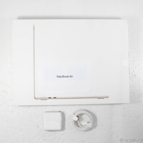 〔中古〕Apple(アップル) MacBook Air 13.6-inch Late-2024 MC7W4J／A Apple M2 8コアCPU_8コアGPU 16GB SSD256GB スターライト 〔26.1 Tahoe〕〔377-ud〕 |  | 04