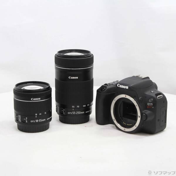 〔中古〕Canon(キヤノン) EOS Kiss X9 ブラック ダブルズームキット〔262-ud〕 | 