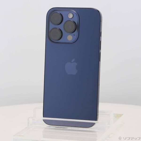 〔中古〕Apple(アップル) iPhone15 Pro 256GB ブルーチタニウム MTUG3J／A SIMフリー〔295-ud〕 | 