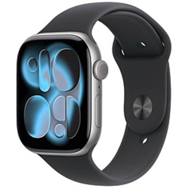 〔中古〕Apple(アップル) Apple Watch Series 11 GPS 46mm スペースグレイアルミニウムケース ブラックスポーツバンド〔344-ud〕 | 