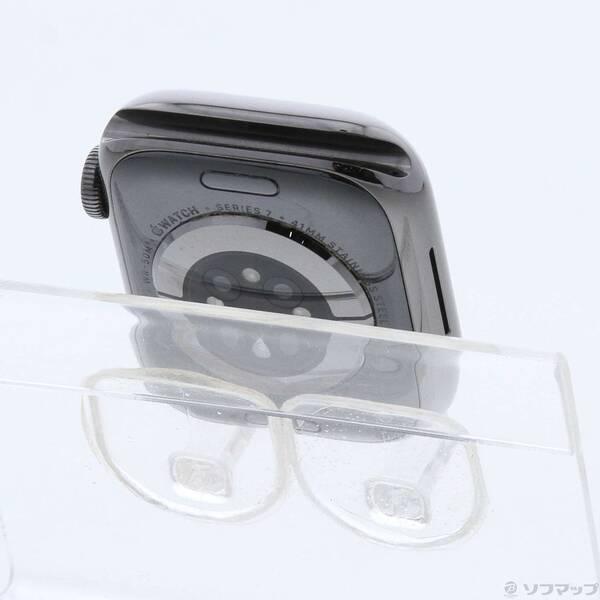 〔中古〕Apple(アップル) Apple Watch Series 7 GPS + Cellular 41mm グラファイトステンレススチールケース バンド無し〔276-ud〕 |  | 02