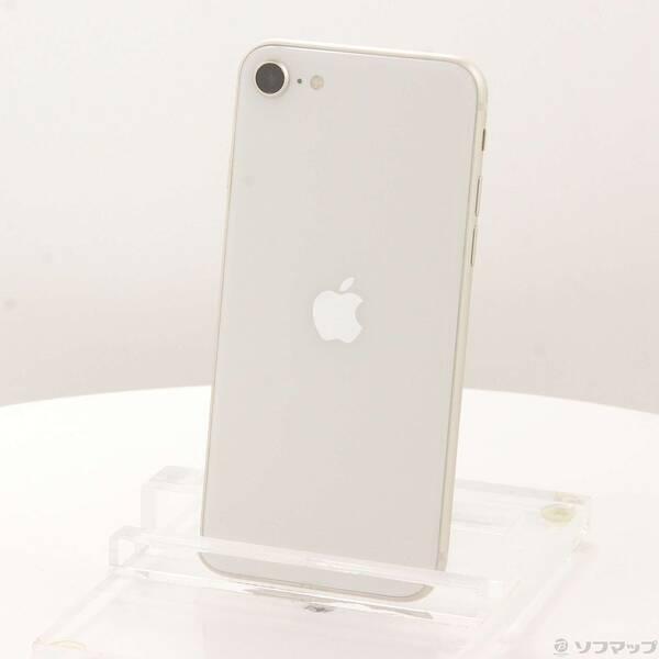 〔中古〕Apple(アップル) iPhone SE 第3世代 64GB スターライト MMYD3J／A SIMフリー 〔ネットワーク利用制限▲〕〔377-ud〕 | 
