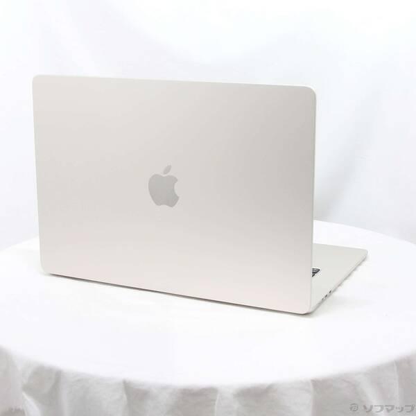 〔中古〕〔展示品〕 MacBook Air 15.3-inch Early-2025 MC6K4J／A Apple M4 10コアCPU_10コアGPU 24GB SSD512GB スターライト 〔26.3 Tahoe〕〔262-ud〕 |  | 02